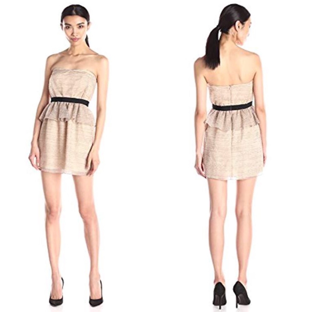 NWT BCBGeneration Peplum Tube Dress